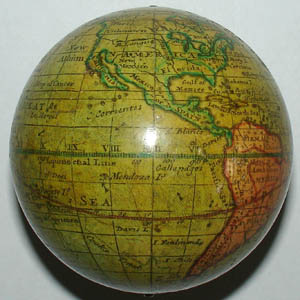 Correct Globe pocket globe detail