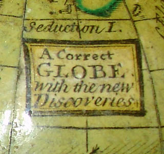 Correct Globe pocket globe detail