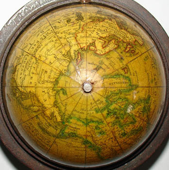 Newton and Son pocket globe detail