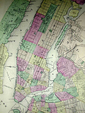 Map, New York and Brooklyn, Plan