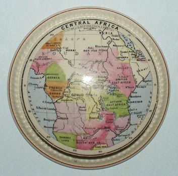 Map Paperweight, Central Africa