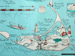 Pictorial Map, Cape Cod