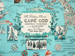 Pictorial Map, Cape Cod