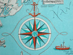 Pictorial Map, Cape Cod