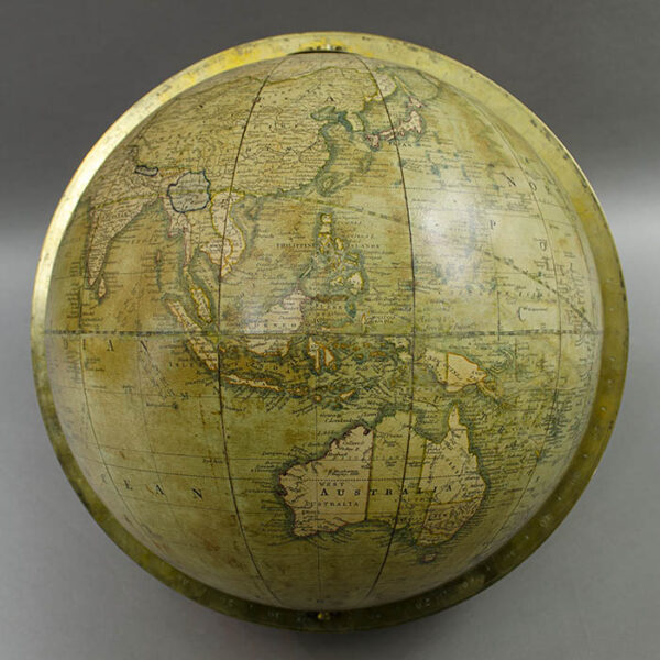 G.F. Cruchley 12-Inch Terrestrial Floor Globe, detail