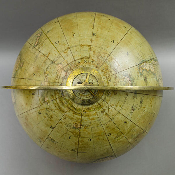 G.F. Cruchley 12-Inch Terrestrial Floor Globe, detail