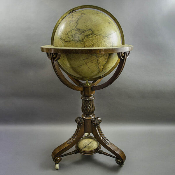 George F. Cruchley 15-Inch Terrestrial Floor Globe
