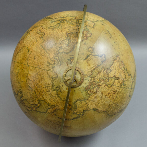 George F. Cruchley 15-Inch Terrestrial Floor Globe, detail
