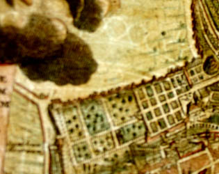 Map, Rome, Novissima et Accuratissima Romae Veteris et Novae