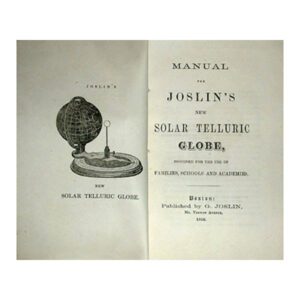 Joslin New Telluric Globe Manual