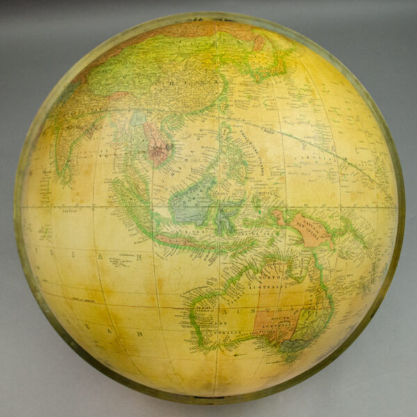 Charles Copley/ Gilman Joslin 16-Inch Terrestrial Floor Globe, detail