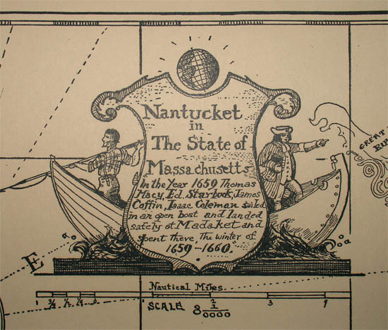 Pictorial Map, Nantucket in the State of Massachusetts, detail