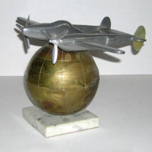 P-38L Airplane with Globe