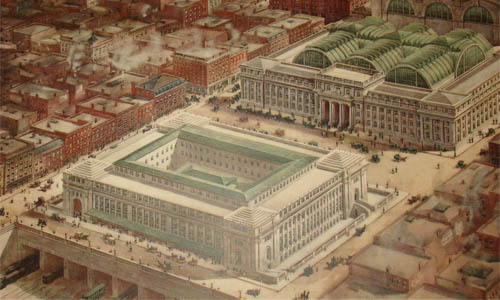 Detail (U.S. Post Office and Pennsylania Station)