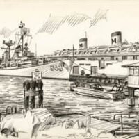 Drawings of the San Diego Waterfront