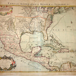 Map, Mexico and Florida, Tabula Geographica Mexicae et Floridae