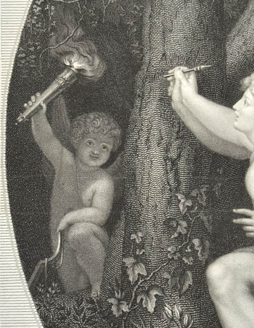 Angelica e Medoro, detail