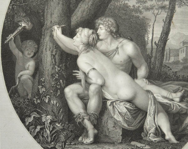 Angelica e Medoro, detail