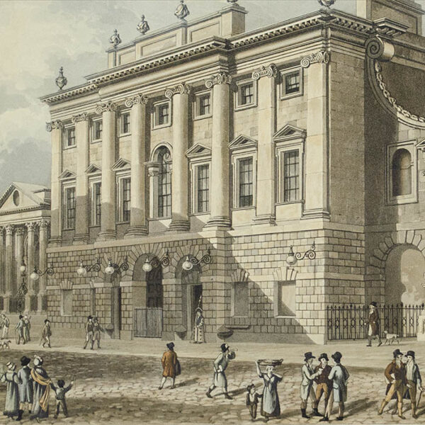 A View of the Bank of England, detail