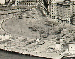 Lower Manhattan & Battery Park, detail