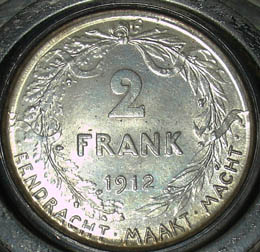 Detail of 2-Frank Coin