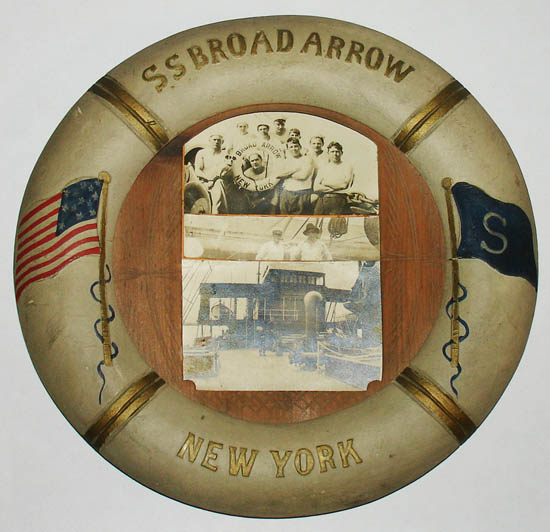 Souvenir of SS Broad Arrow, New York