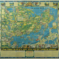 Pictorial Map, Cape Ann and the North Shore