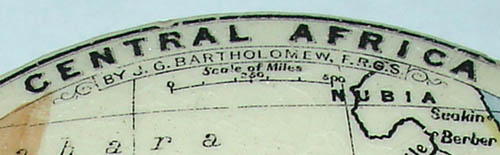 Map Paperweight, Central Africa