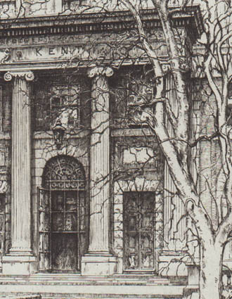 Kent Hall detail