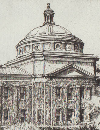Earl Hall detail