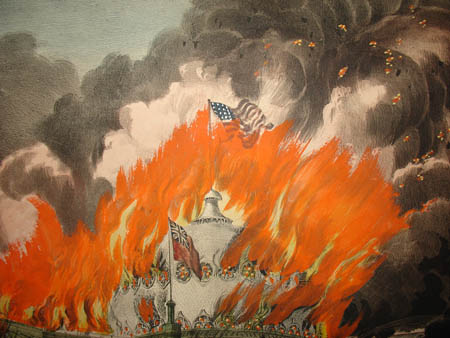 Burning of the New York Crystal Palace, 1858