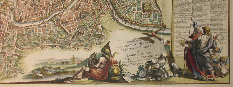 Map, Rome, Novissima et Accuratissima Romae Veteris et Novae