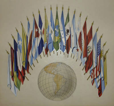Flags of the Nations of the OAS