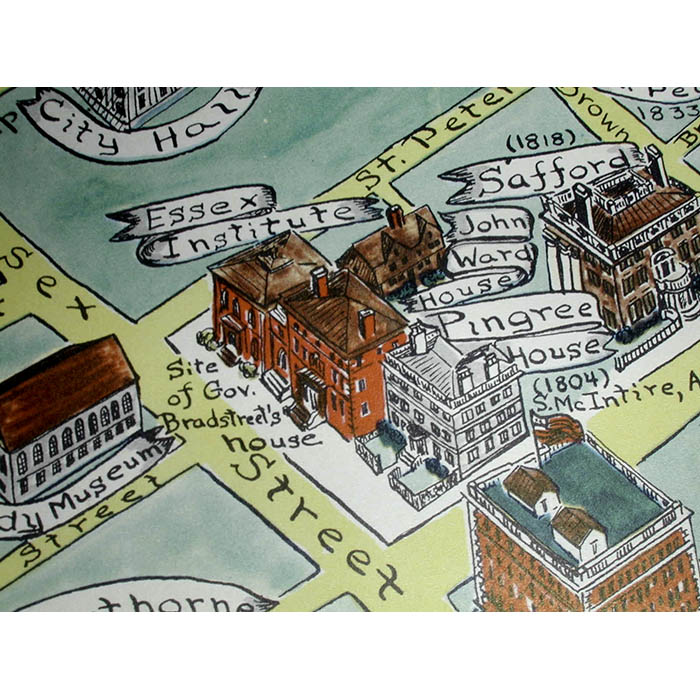 A Scott-Map of Salem Massachusetts, detail