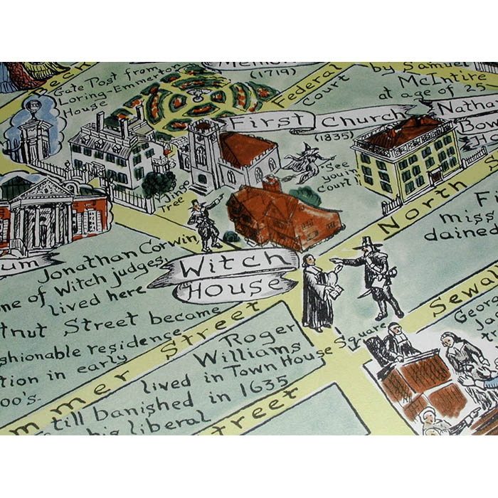 A Scott-Map of Salem Massachusetts, detail