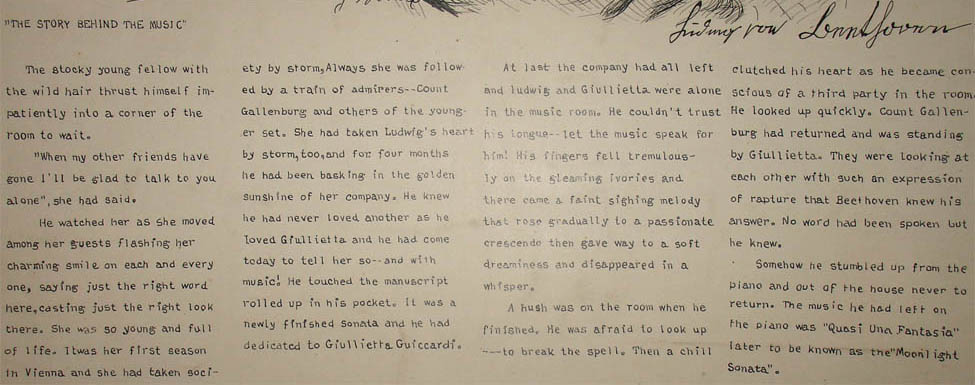 Beethoven (detail of story)