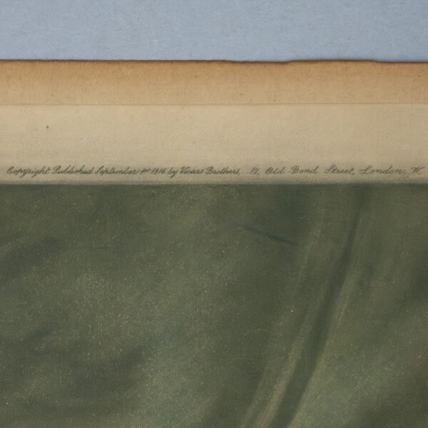 Henry Callender Esq., The Society of Golfers at Blackheath, detail of publication information