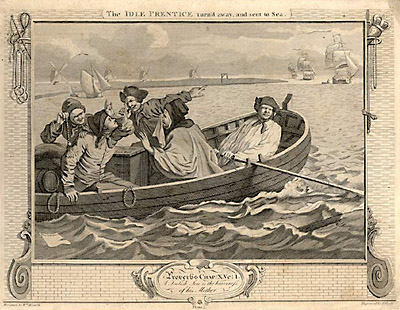The Idle Prentice, Illustration of Proverb from Bible