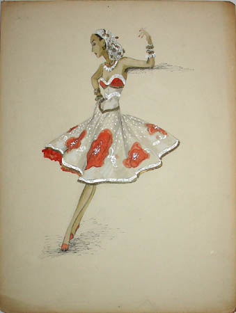 Katie Kuhn Costume Design: Tropical Party Dress