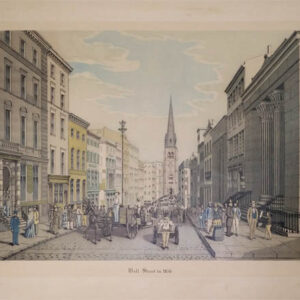 Wall Street in 1856