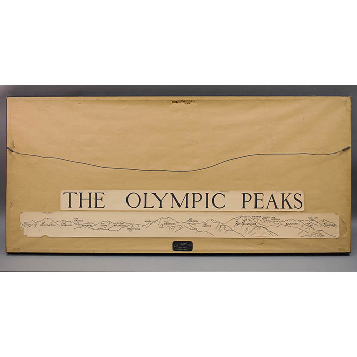 Bird’s-eye View, Olympic Peaks, verso