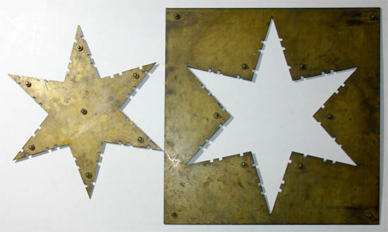 Apparatus, Psychological Testing, Six-Pointed Brass Star