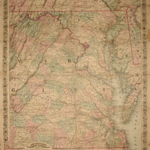 Topographical Map, Seat of War in Virginia, Maryland