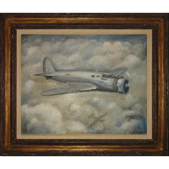 The Lady Peace Historic Airplane, framed