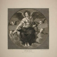 Poesis - Engraving of Frescoes after Raphael in Papal Private Library
