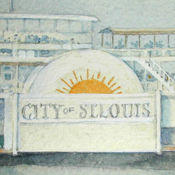 Steamer City of St. Louis, detail