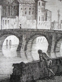 Etching of Venice