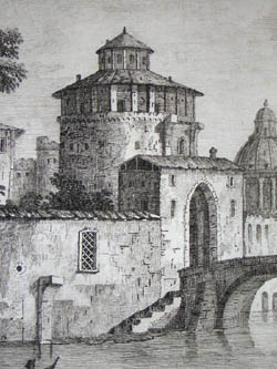 Etching of Venice