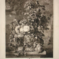 A Flower Piece, 18th Century Mezzotint