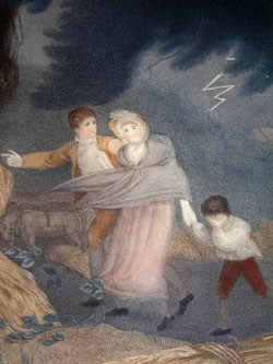 Les Moissonneurs Effrayés par L'orage [The Harvesters Frightened by the Thunderstorm], detail